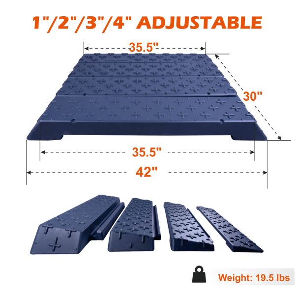 Wheel Chair Assemble Threshold Ramp Product dimensions