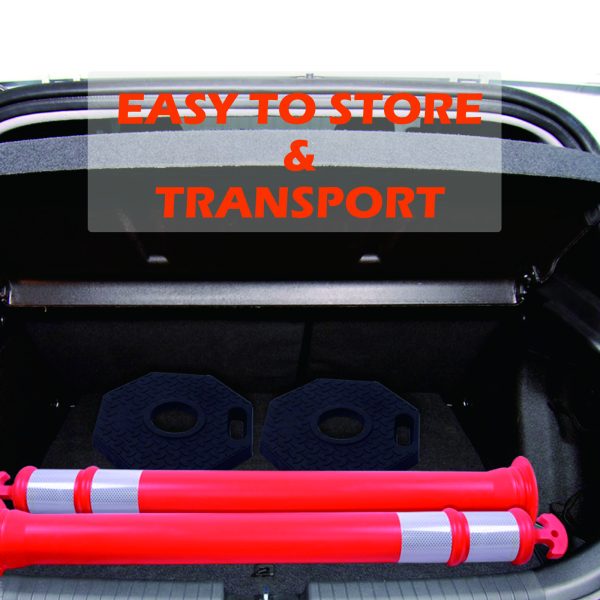 Removable storage compartment for storage in the trunk. Ease of use.