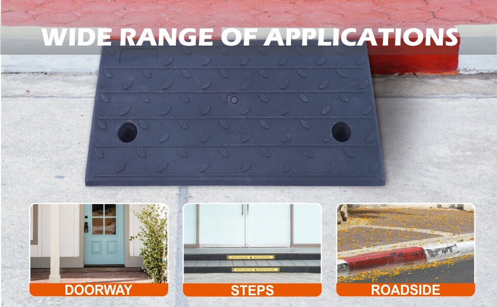 WIDE RANGE OF APPLICATIONS: DOORWAY STEPS ROADSIDE