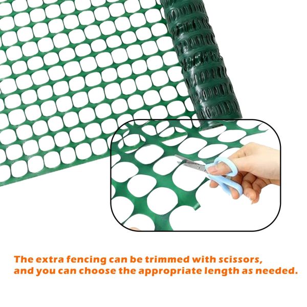 Theextra fencing can be trimmed with scissors and you can choose theappropriate length as needed.